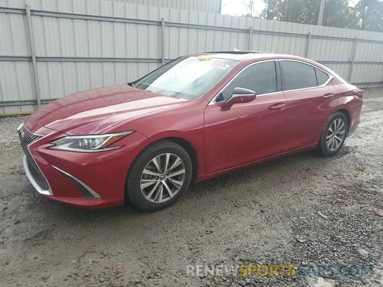 1 Photograph of a damaged car 58ABZ1B17KU036326 LEXUS ES350 2019