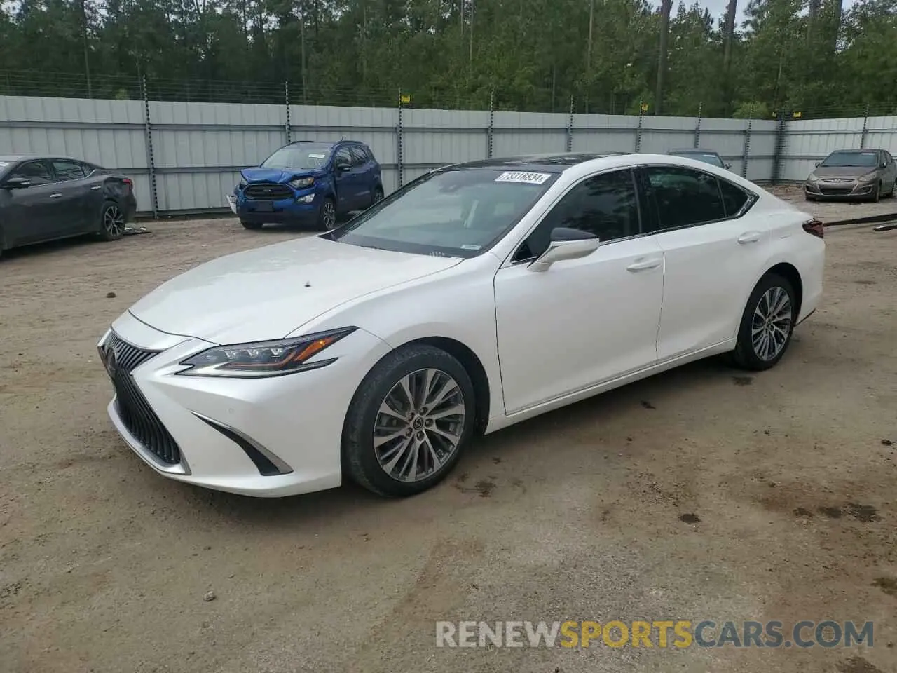 1 Photograph of a damaged car 58ABZ1B18KU007790 LEXUS ES350 2019