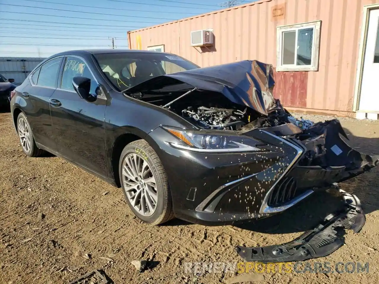 1 Photograph of a damaged car 58ABZ1B18KU008535 LEXUS ES350 2019