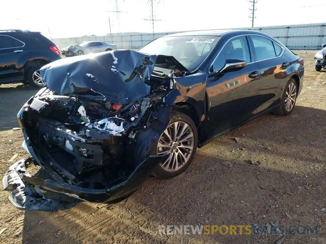 2 Photograph of a damaged car 58ABZ1B18KU008535 LEXUS ES350 2019