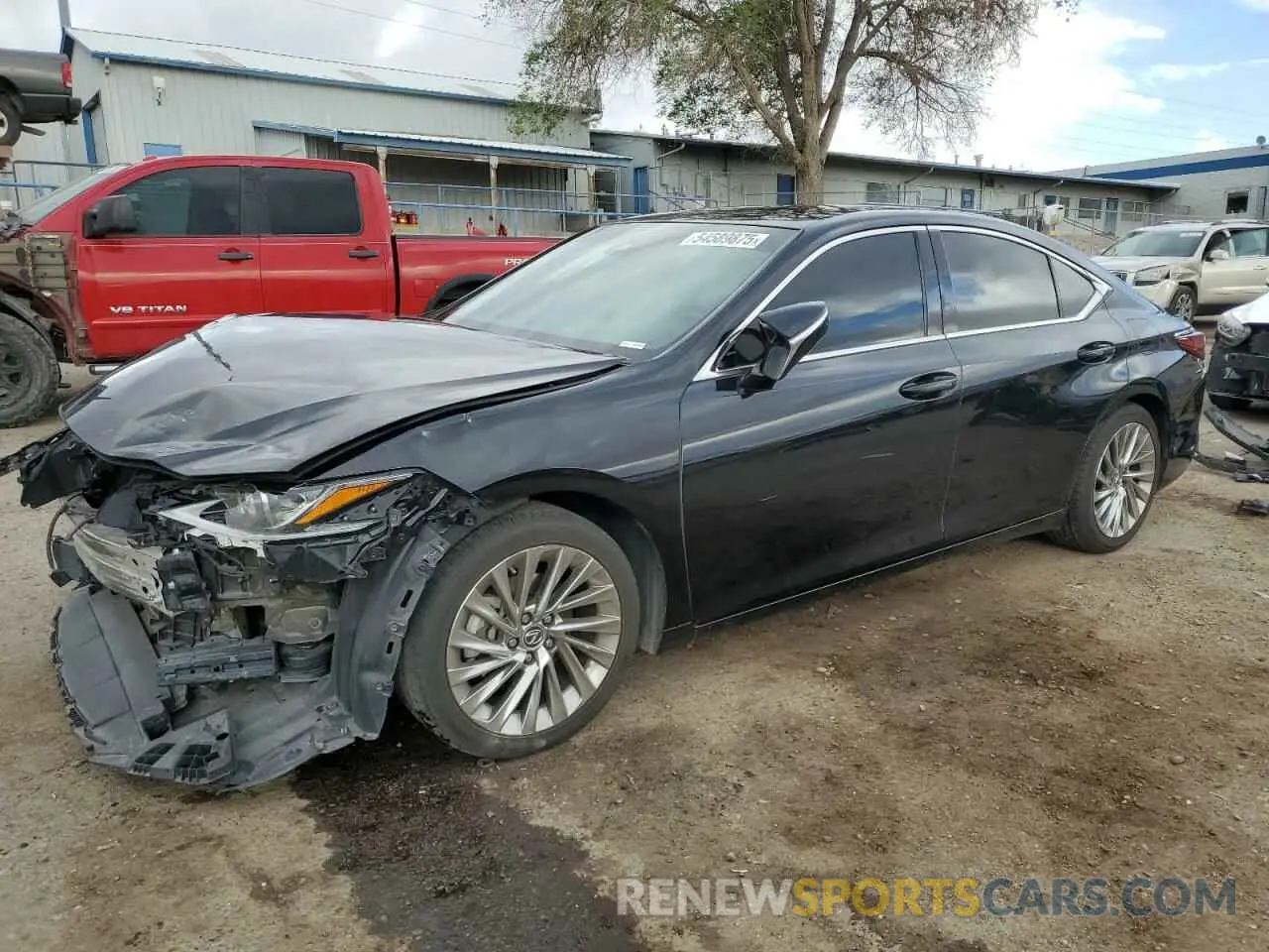 1 Photograph of a damaged car 58ABZ1B18KU012164 LEXUS ES350 2019