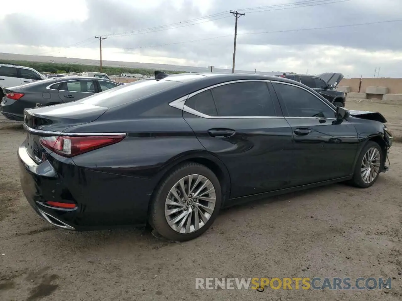 3 Photograph of a damaged car 58ABZ1B18KU012164 LEXUS ES350 2019