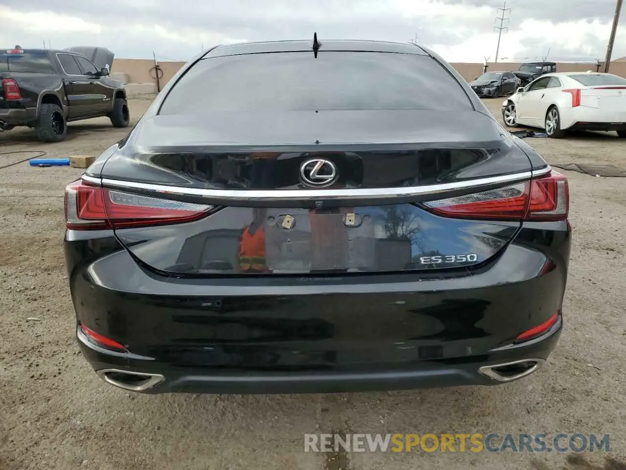 6 Photograph of a damaged car 58ABZ1B18KU012164 LEXUS ES350 2019