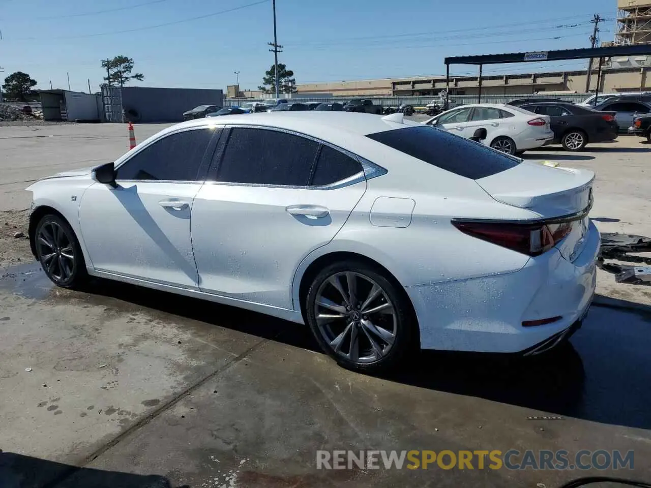 2 Photograph of a damaged car 58ABZ1B18KU017980 LEXUS ES350 2019