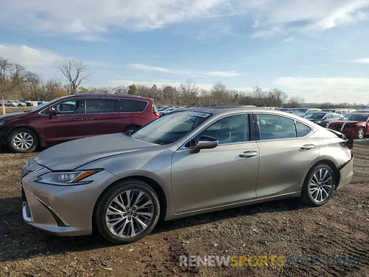 1 Photograph of a damaged car 58ABZ1B18KU027781 LEXUS ES350 2019