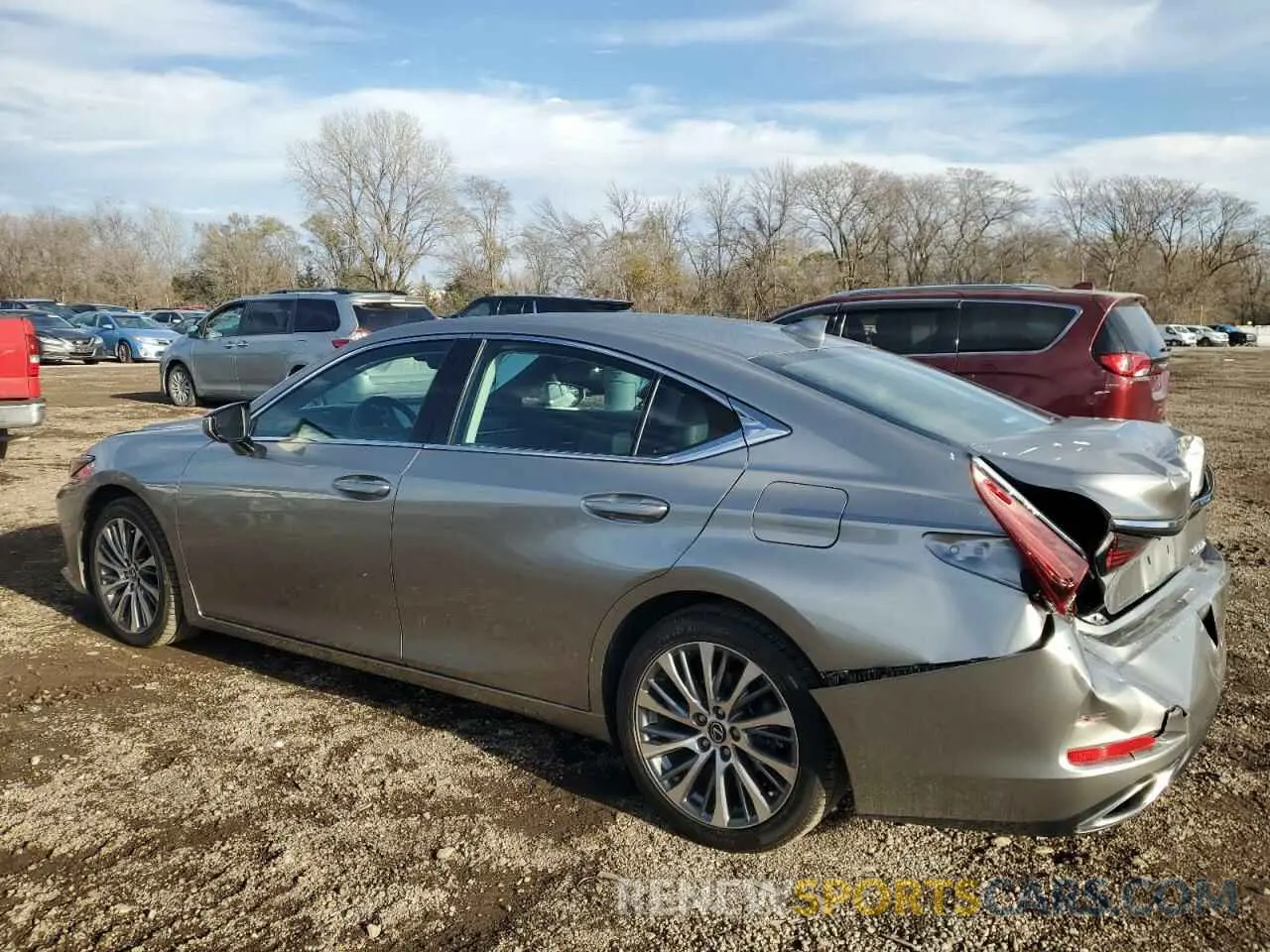 2 Photograph of a damaged car 58ABZ1B18KU027781 LEXUS ES350 2019