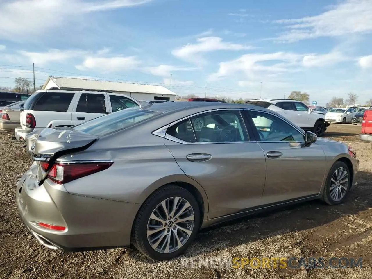 3 Photograph of a damaged car 58ABZ1B18KU027781 LEXUS ES350 2019