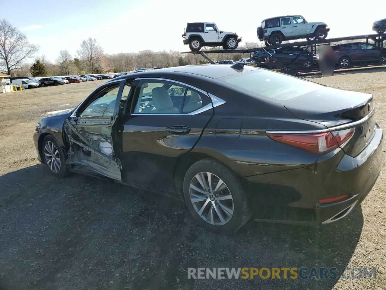 2 Photograph of a damaged car 58ABZ1B18KU043267 LEXUS ES350 2019