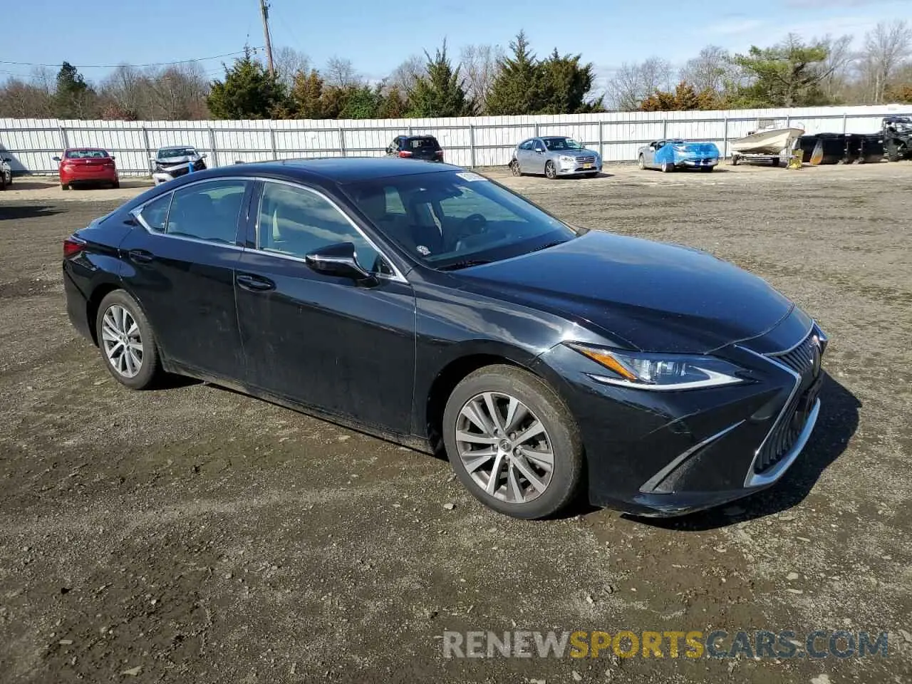 4 Photograph of a damaged car 58ABZ1B18KU043267 LEXUS ES350 2019