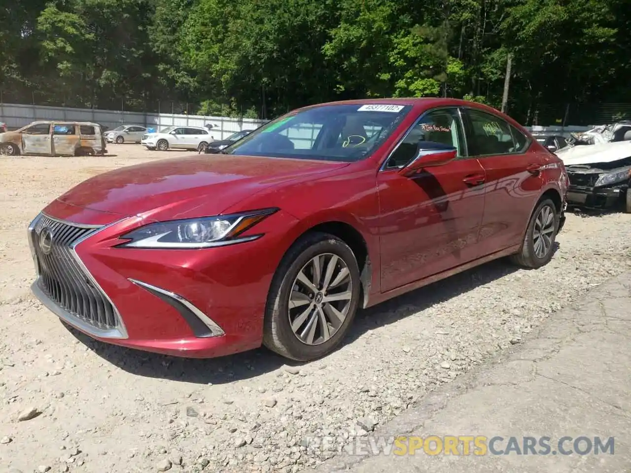 2 Photograph of a damaged car 58ABZ1B18KU044712 LEXUS ES350 2019