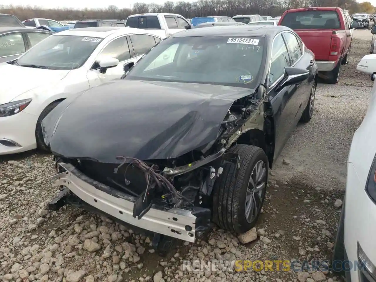 2 Photograph of a damaged car 58ABZ1B18KU046234 LEXUS ES350 2019