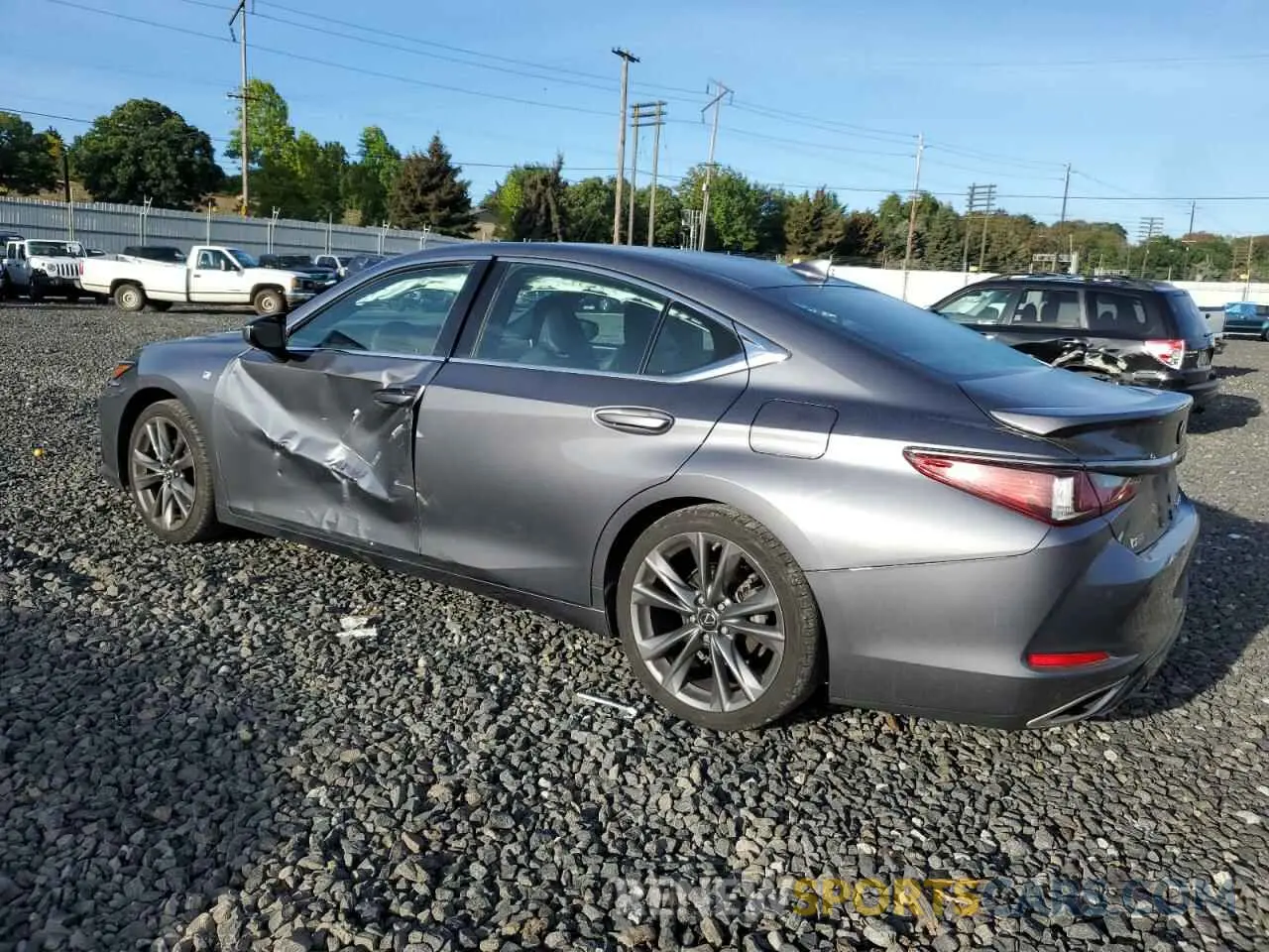 2 Photograph of a damaged car 58ABZ1B19KU001478 LEXUS ES350 2019