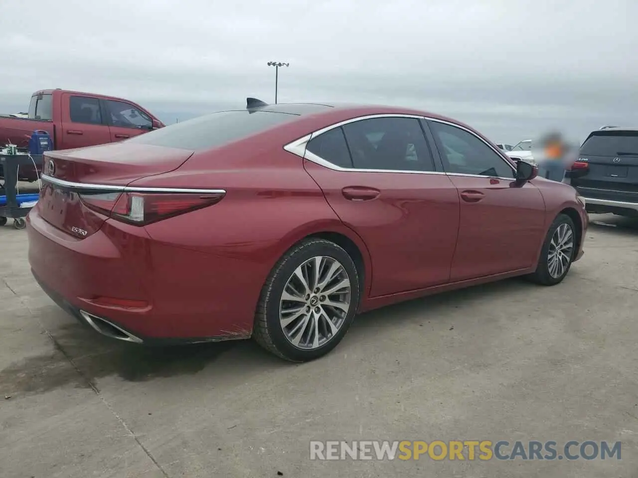 3 Photograph of a damaged car 58ABZ1B19KU001741 LEXUS ES350 2019