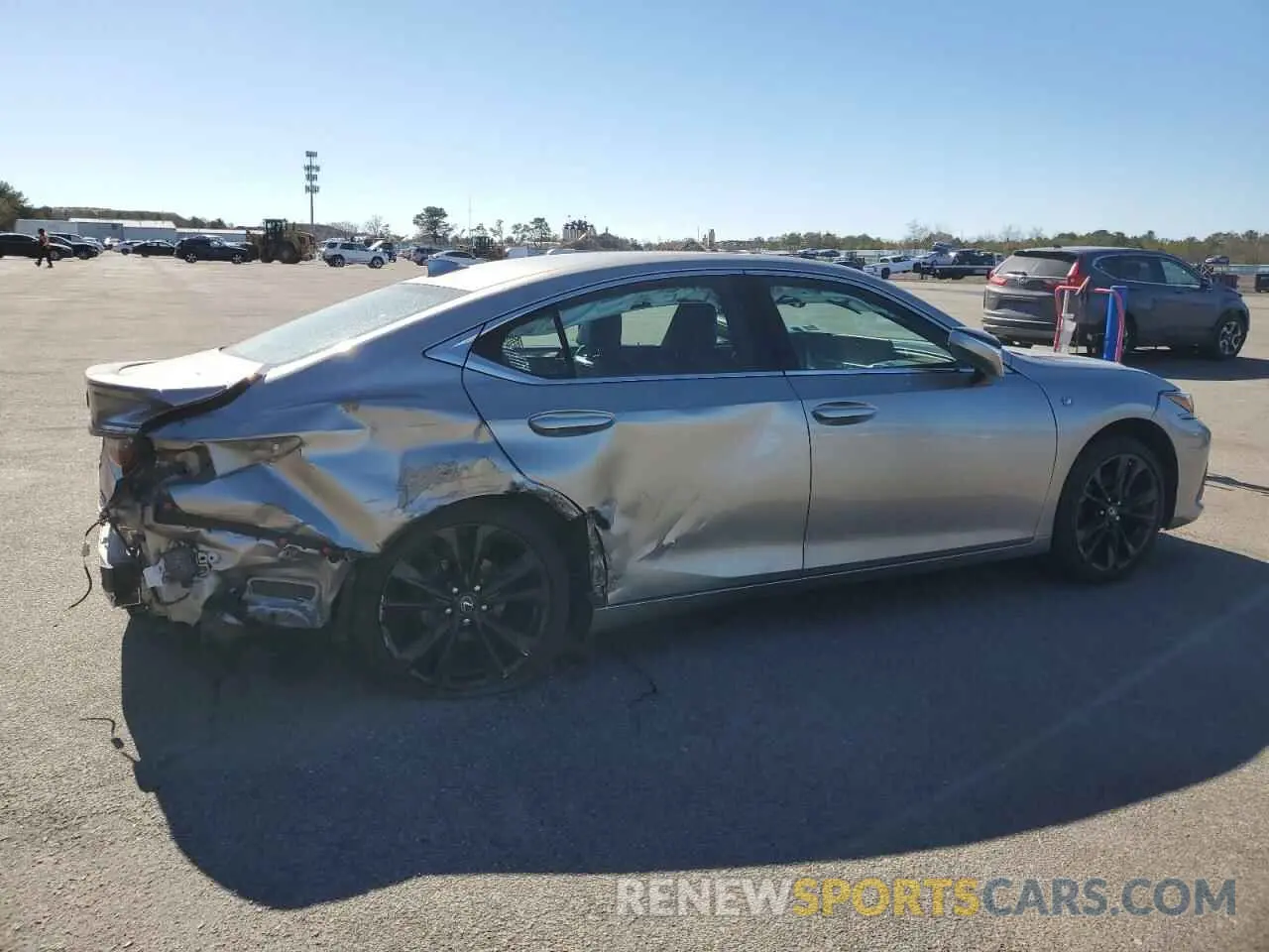 3 Photograph of a damaged car 58ABZ1B19KU010665 LEXUS ES350 2019