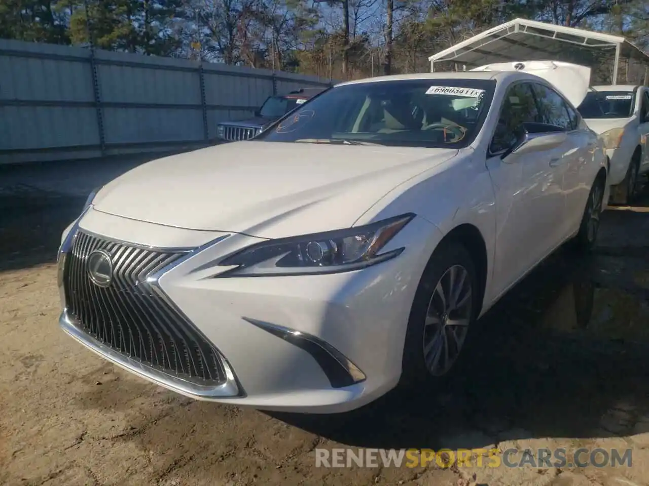 2 Photograph of a damaged car 58ABZ1B19KU030639 LEXUS ES350 2019