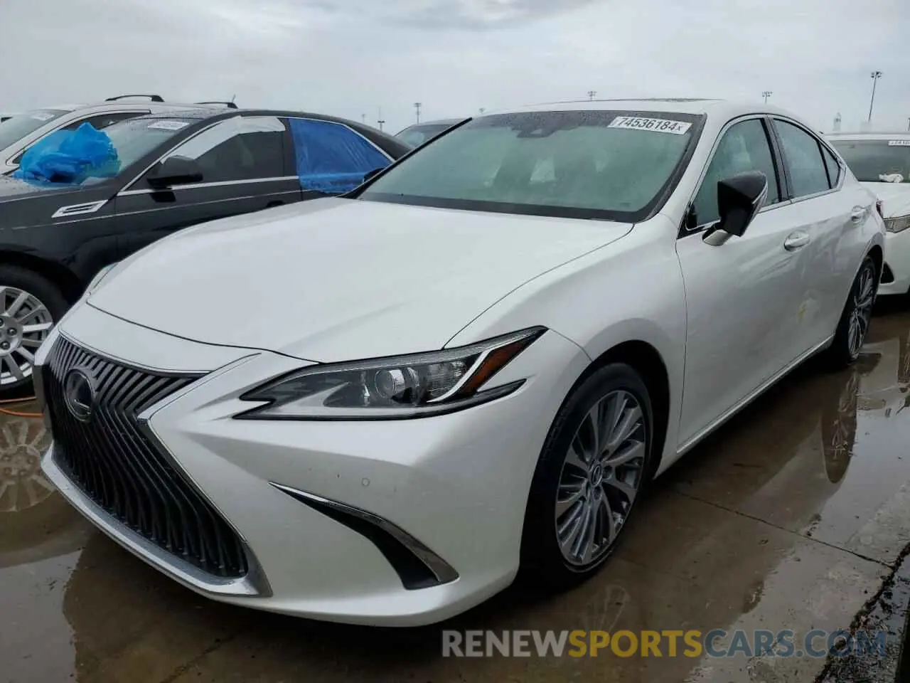 1 Photograph of a damaged car 58ABZ1B19KU037249 LEXUS ES350 2019