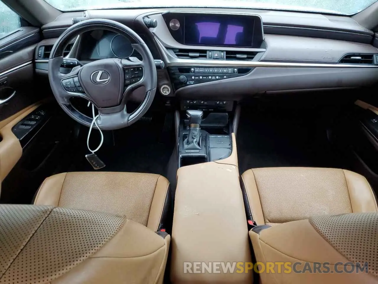 8 Photograph of a damaged car 58ABZ1B19KU037249 LEXUS ES350 2019