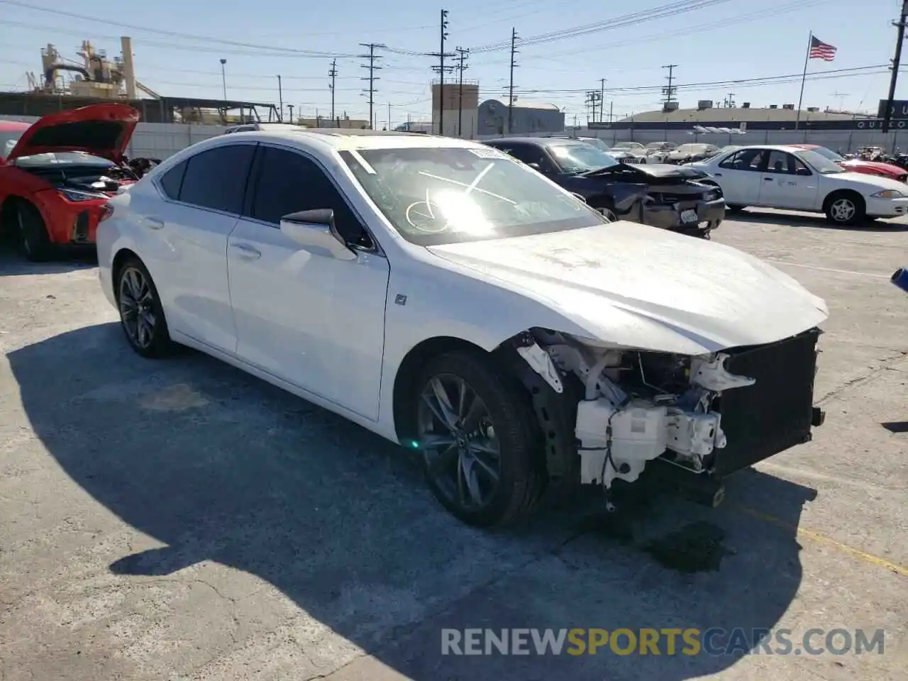 1 Photograph of a damaged car 58ABZ1B19KU048333 LEXUS ES350 2019