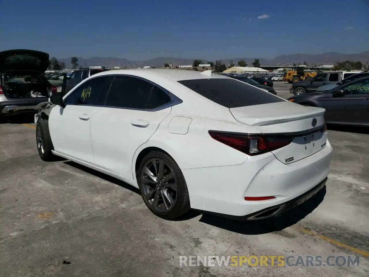 3 Photograph of a damaged car 58ABZ1B19KU048333 LEXUS ES350 2019