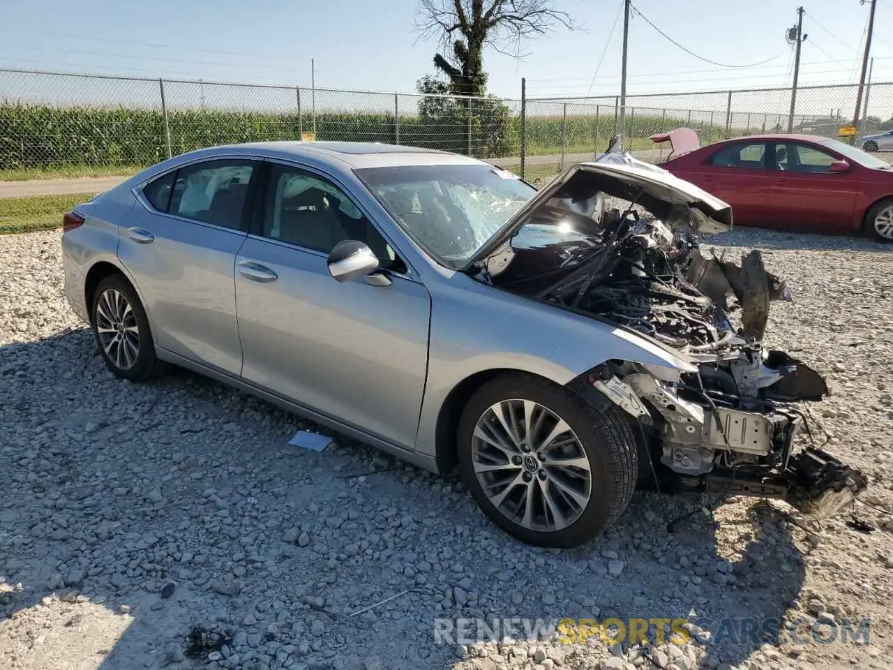 4 Photograph of a damaged car 58ABZ1B19KU050762 LEXUS ES350 2019