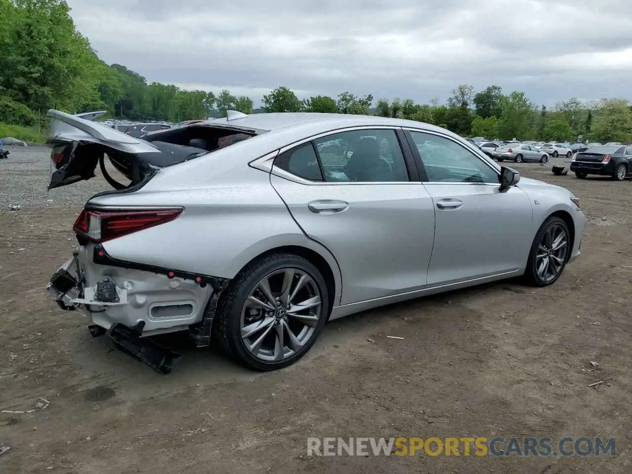 3 Photograph of a damaged car 58ABZ1B1XKU003630 LEXUS ES350 2019