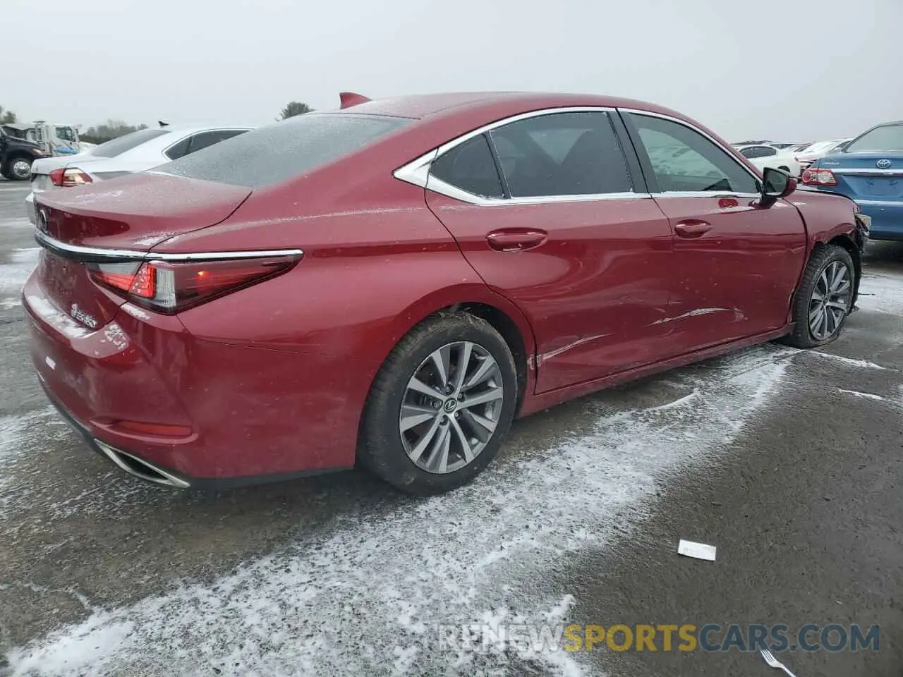 3 Photograph of a damaged car 58ABZ1B1XKU019424 LEXUS ES350 2019