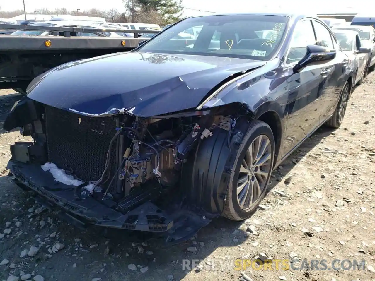 2 Photograph of a damaged car 58ABZ1B1XKU019732 LEXUS ES350 2019