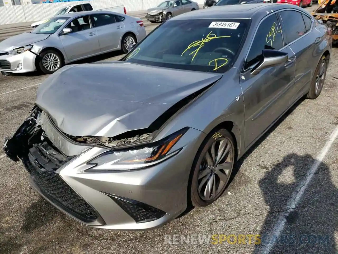 2 Photograph of a damaged car 58ABZ1B1XKU023800 LEXUS ES350 2019