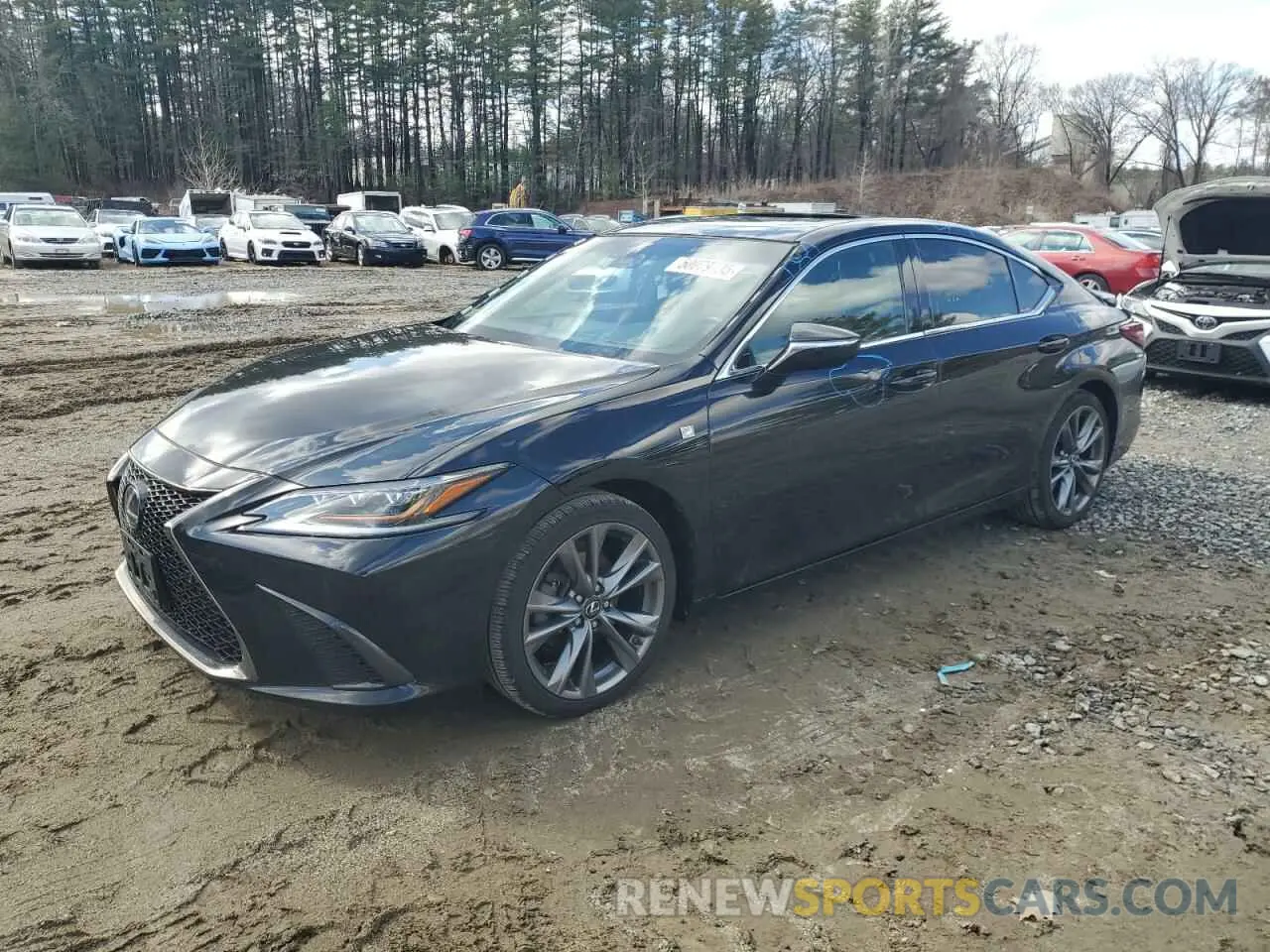 1 Photograph of a damaged car 58ABZ1B1XKU033758 LEXUS ES350 2019