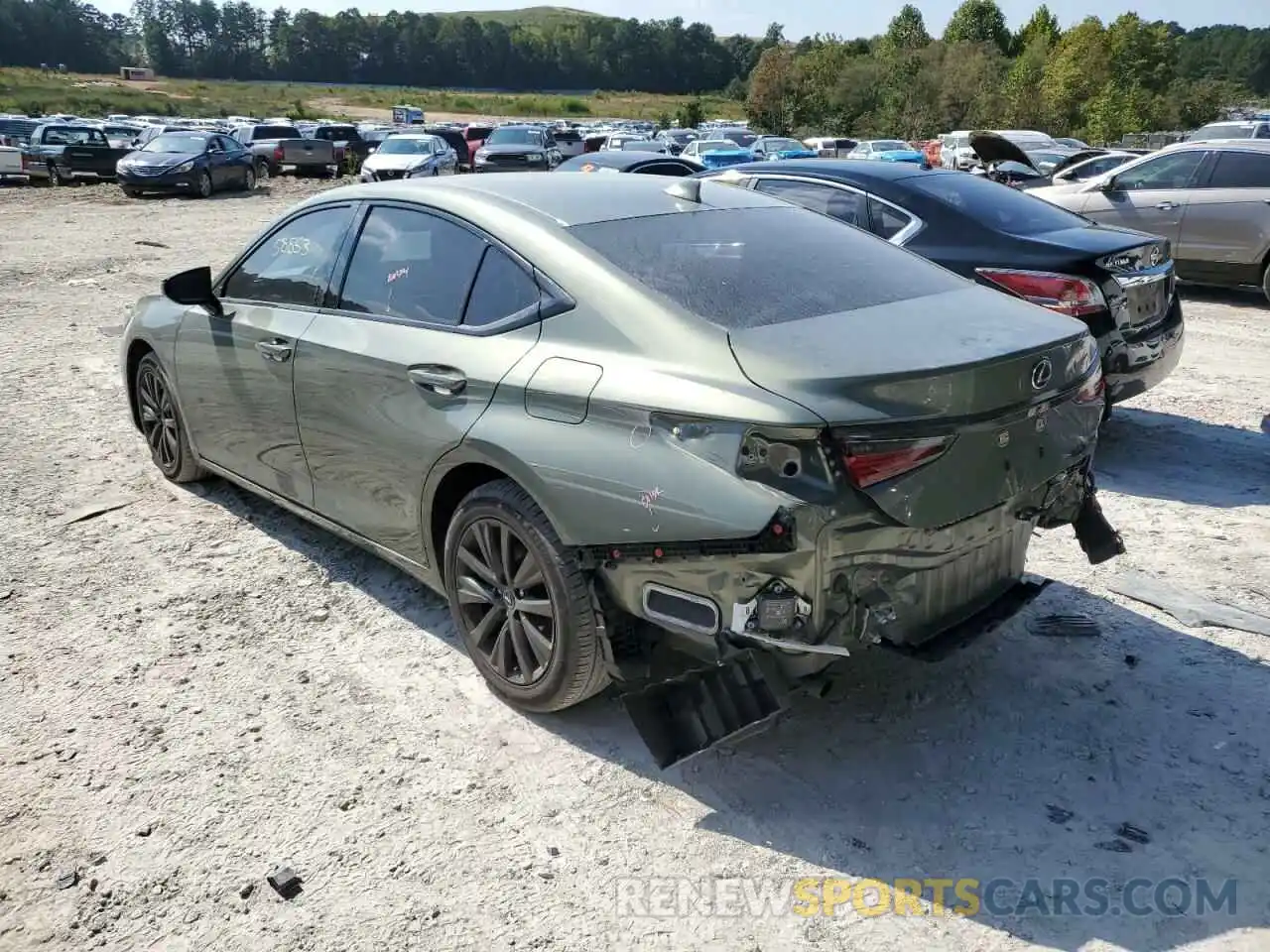 3 Photograph of a damaged car 58ABZ1B1XKU048275 LEXUS ES350 2019