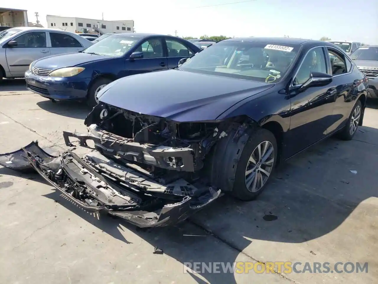 2 Photograph of a damaged car 58ABZ1B1XKU051211 LEXUS ES350 2019