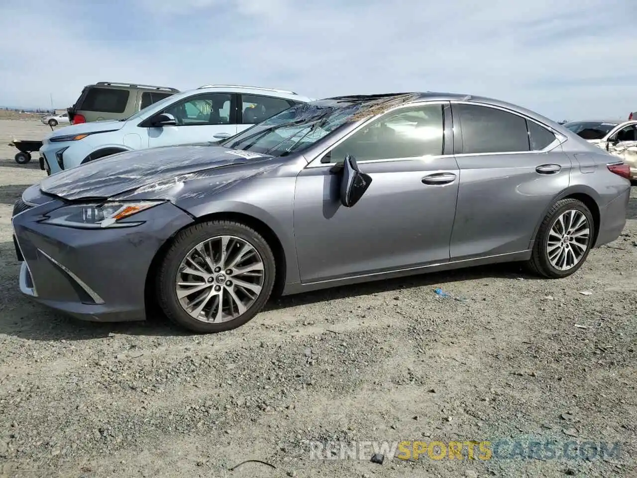 1 Photograph of a damaged car JTHBZ1B12K2001991 LEXUS ES350 2019