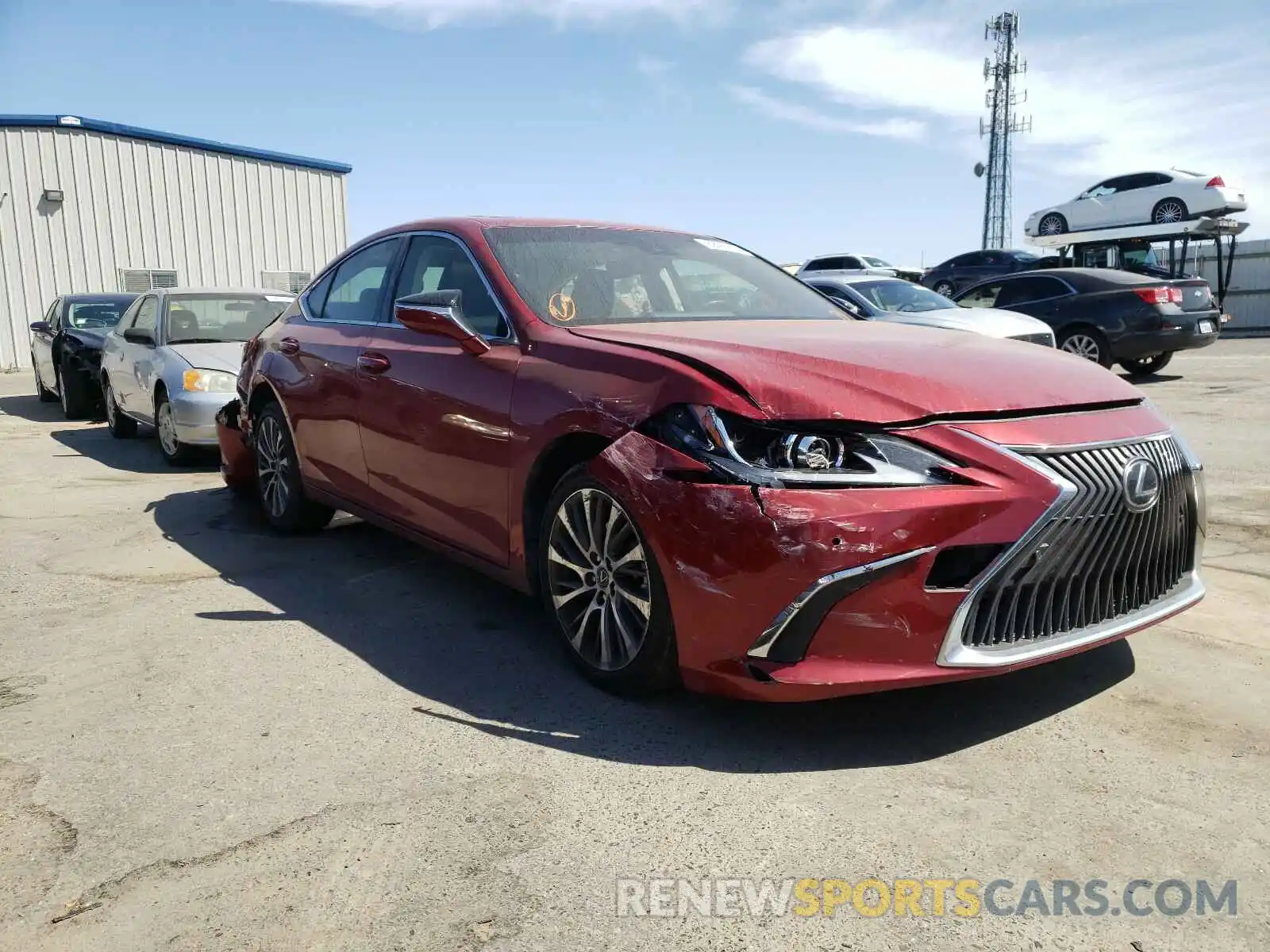 1 Photograph of a damaged car JTHBZ1B12K2003871 LEXUS ES350 2019