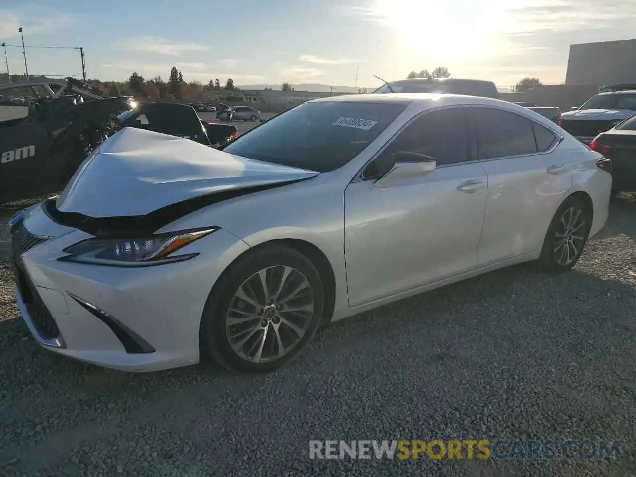 1 Photograph of a damaged car JTHBZ1B13K2004737 LEXUS ES350 2019