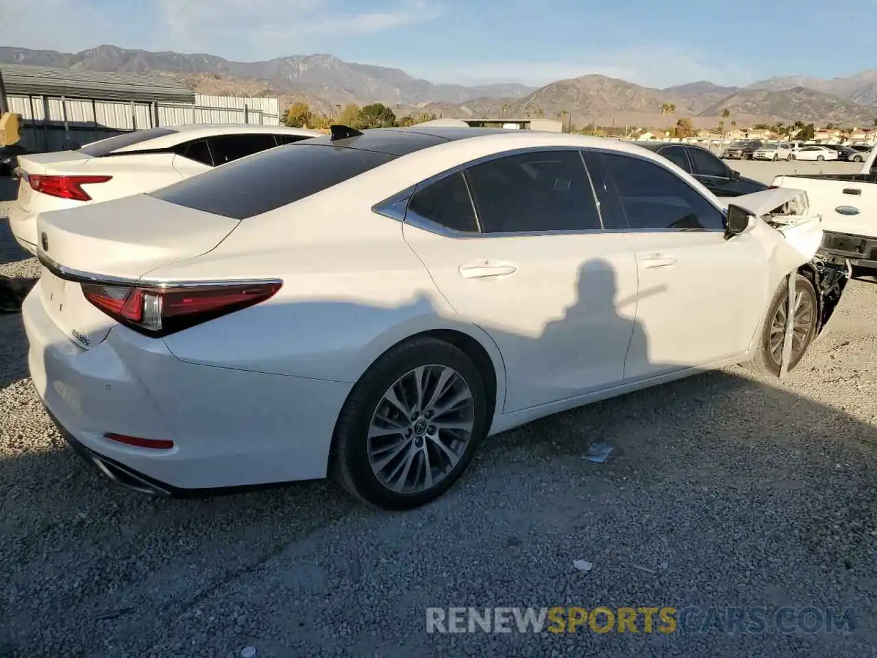 3 Photograph of a damaged car JTHBZ1B13K2004737 LEXUS ES350 2019