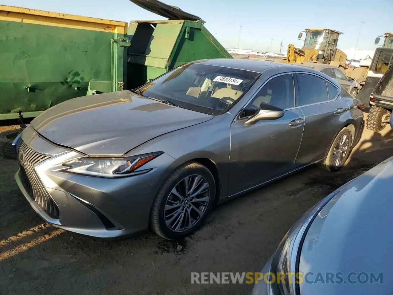 1 Photograph of a damaged car JTHBZ1B13K2005175 LEXUS ES350 2019