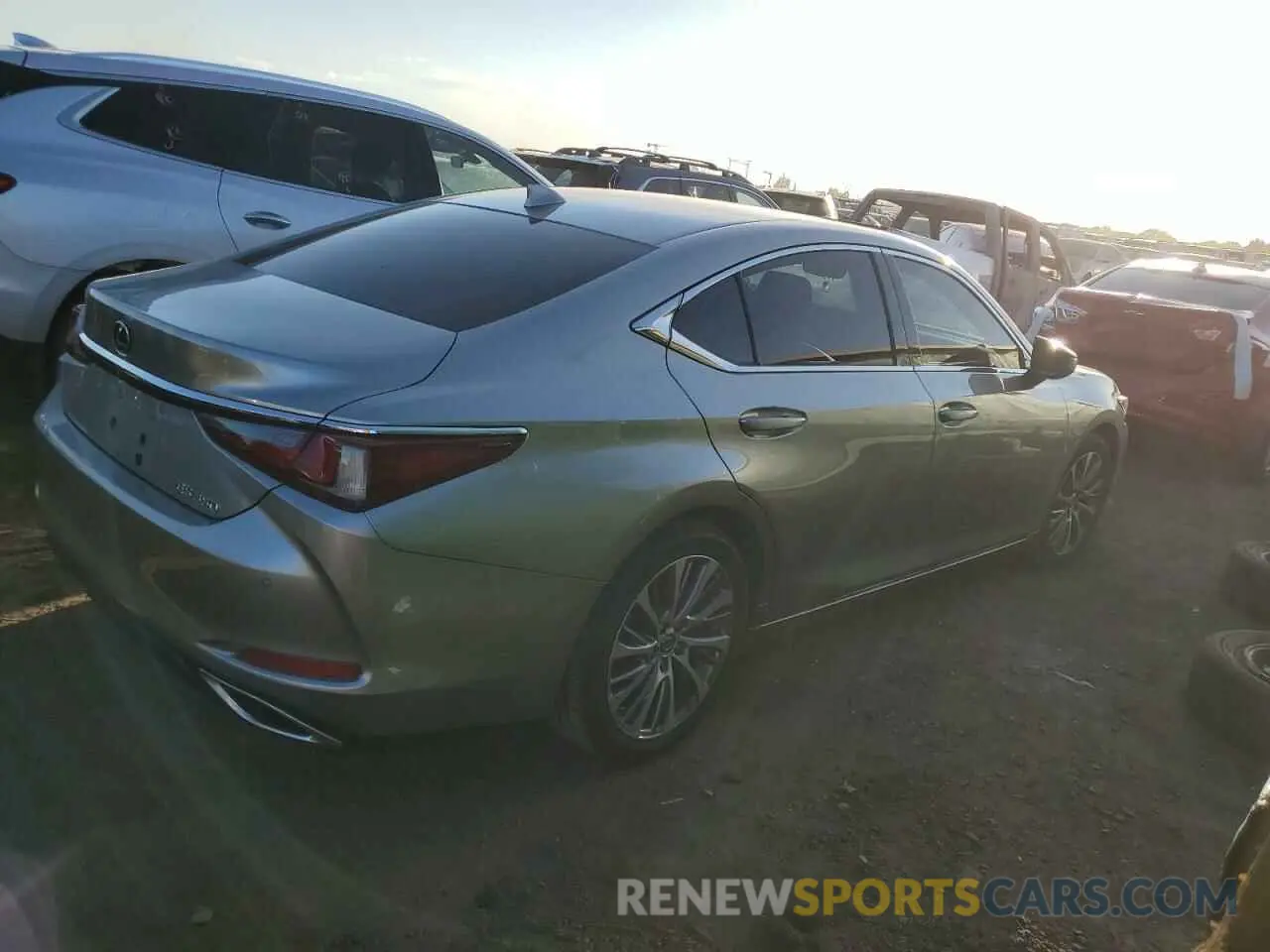 3 Photograph of a damaged car JTHBZ1B13K2005175 LEXUS ES350 2019