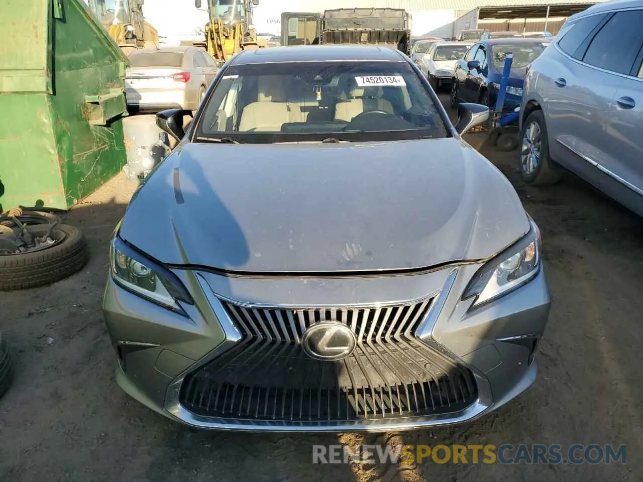 5 Photograph of a damaged car JTHBZ1B13K2005175 LEXUS ES350 2019