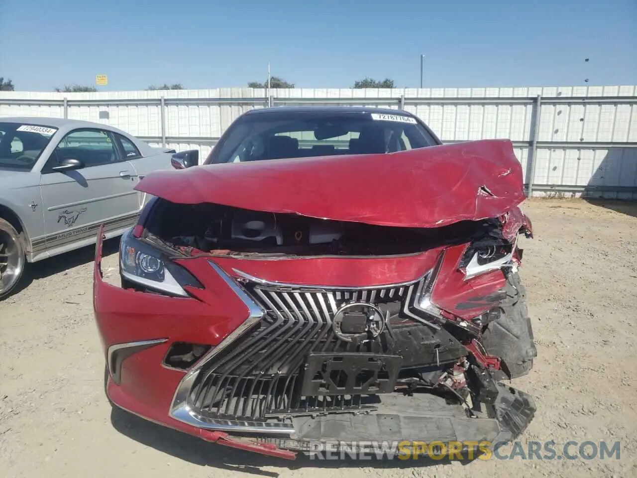 5 Photograph of a damaged car JTHBZ1B15K2002195 LEXUS ES350 2019