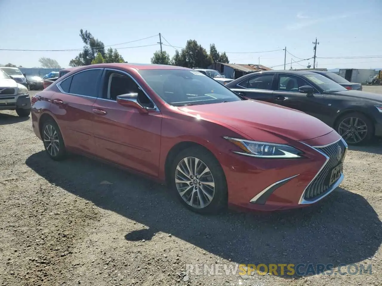 4 Photograph of a damaged car JTHBZ1B18K2004510 LEXUS ES350 2019