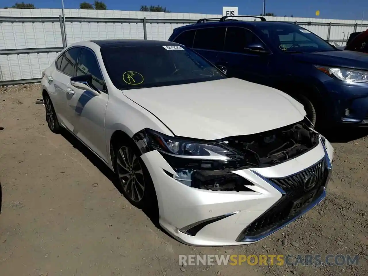 1 Photograph of a damaged car JTHBZ1B19K2002524 LEXUS ES350 2019