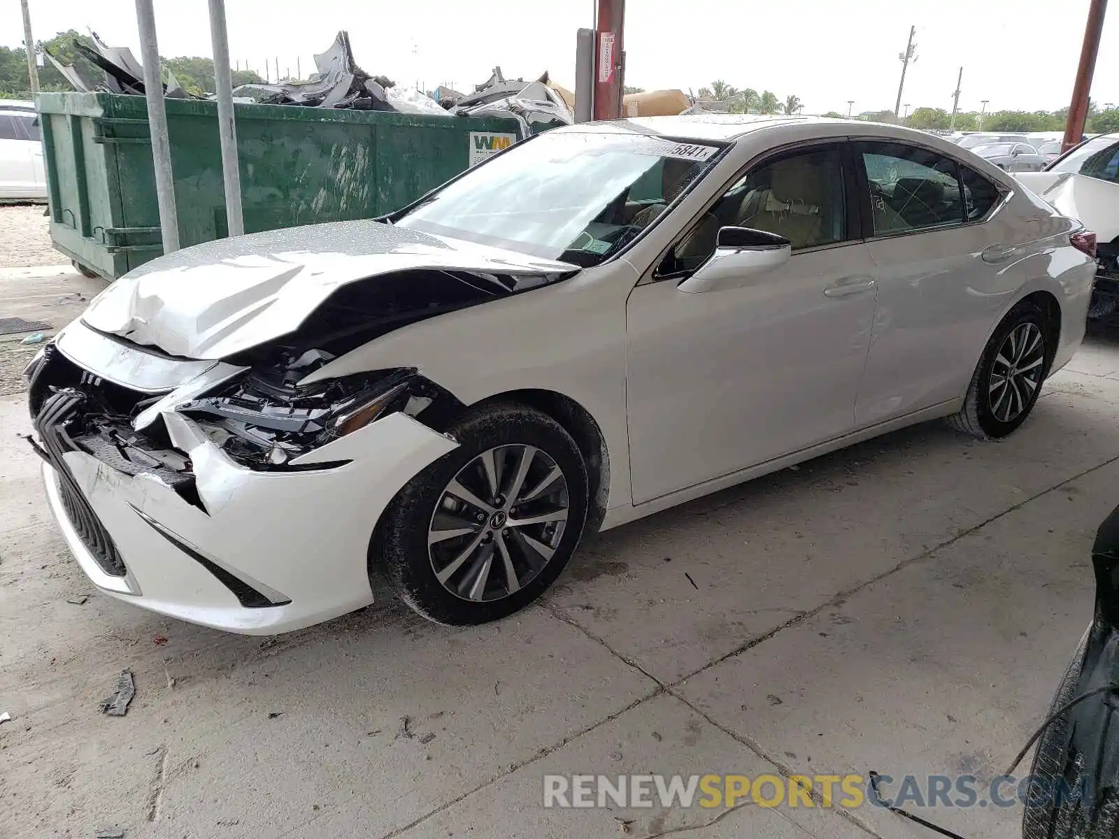 2 Photograph of a damaged car 58ACZ1B12LU077176 LEXUS ES350 2020