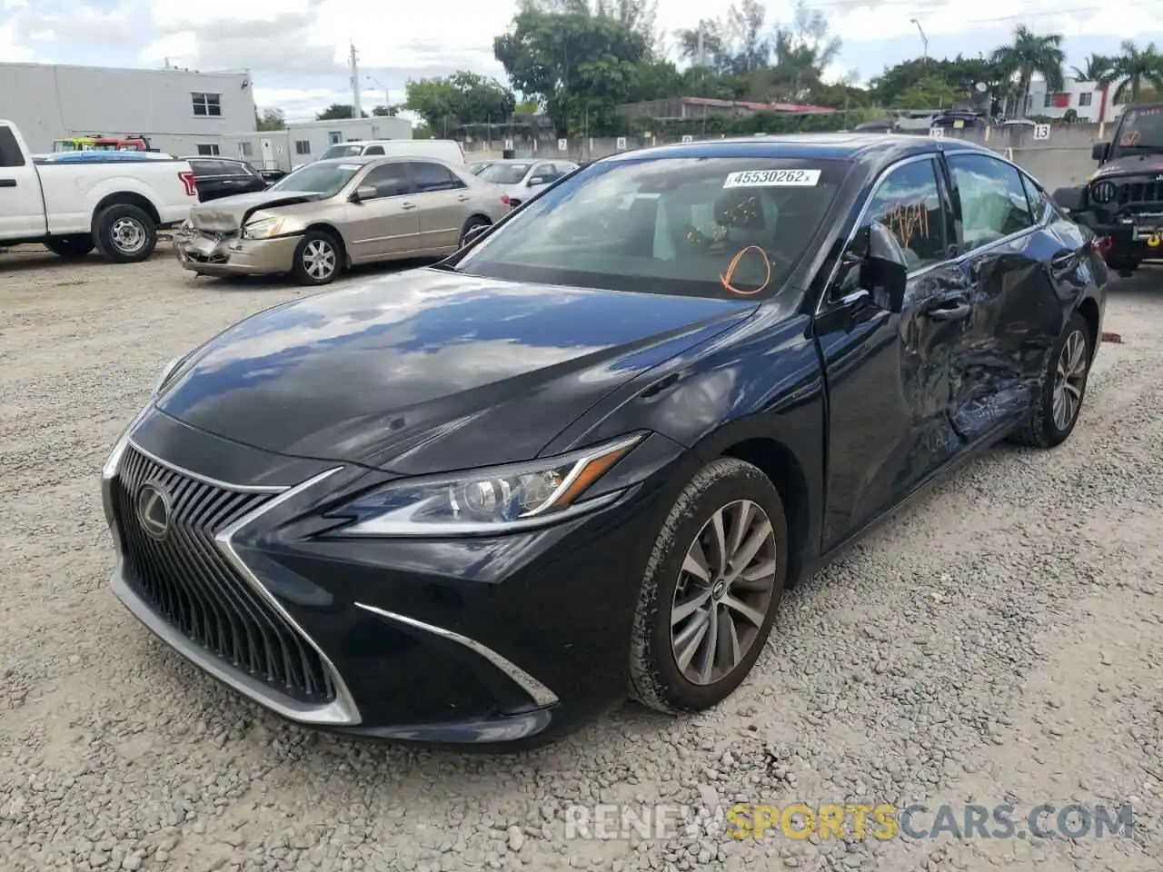 2 Photograph of a damaged car 58ACZ1B17LU077030 LEXUS ES350 2020