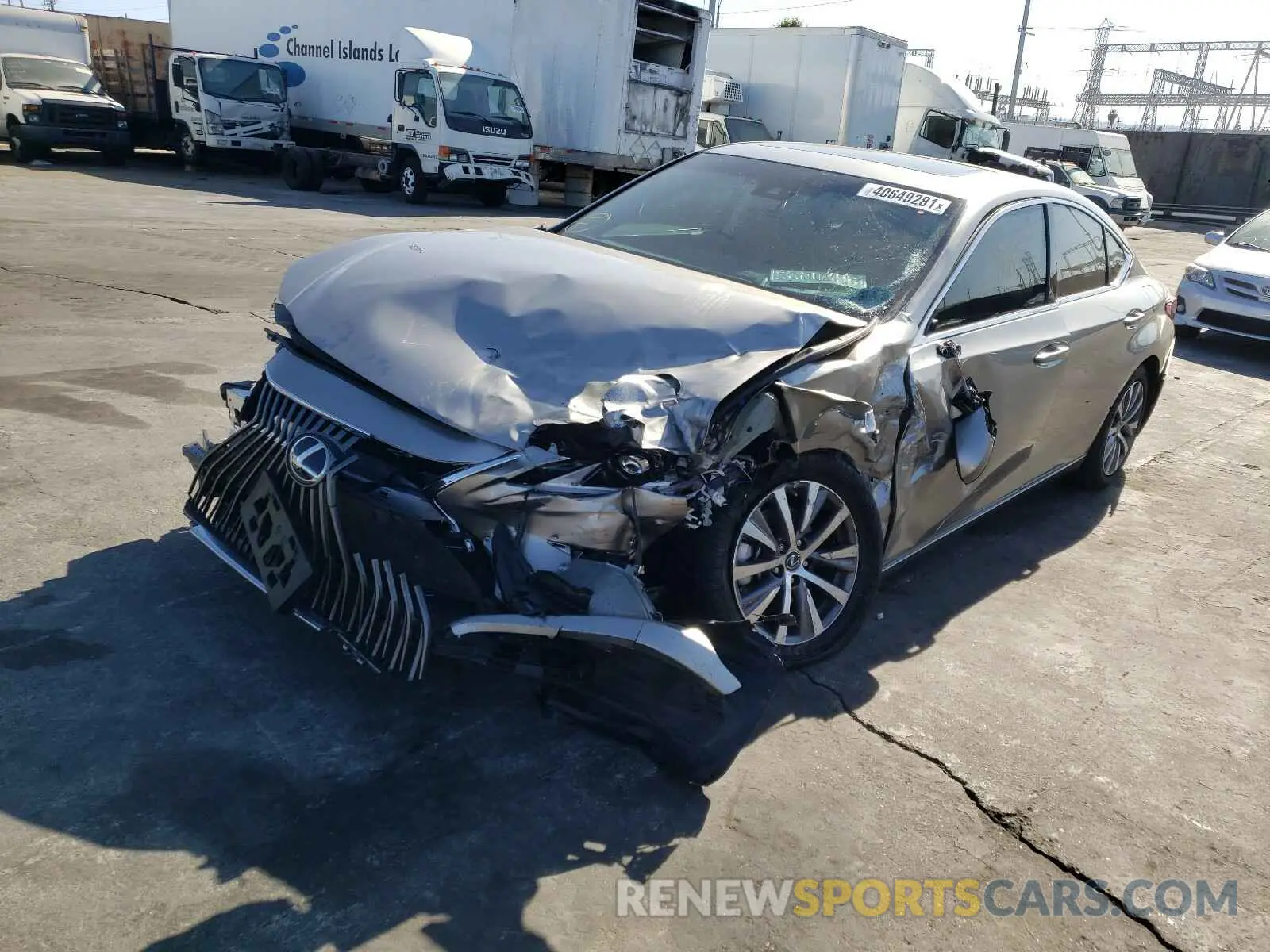 2 Photograph of a damaged car 58ACZ1B18LU067543 LEXUS ES350 2020