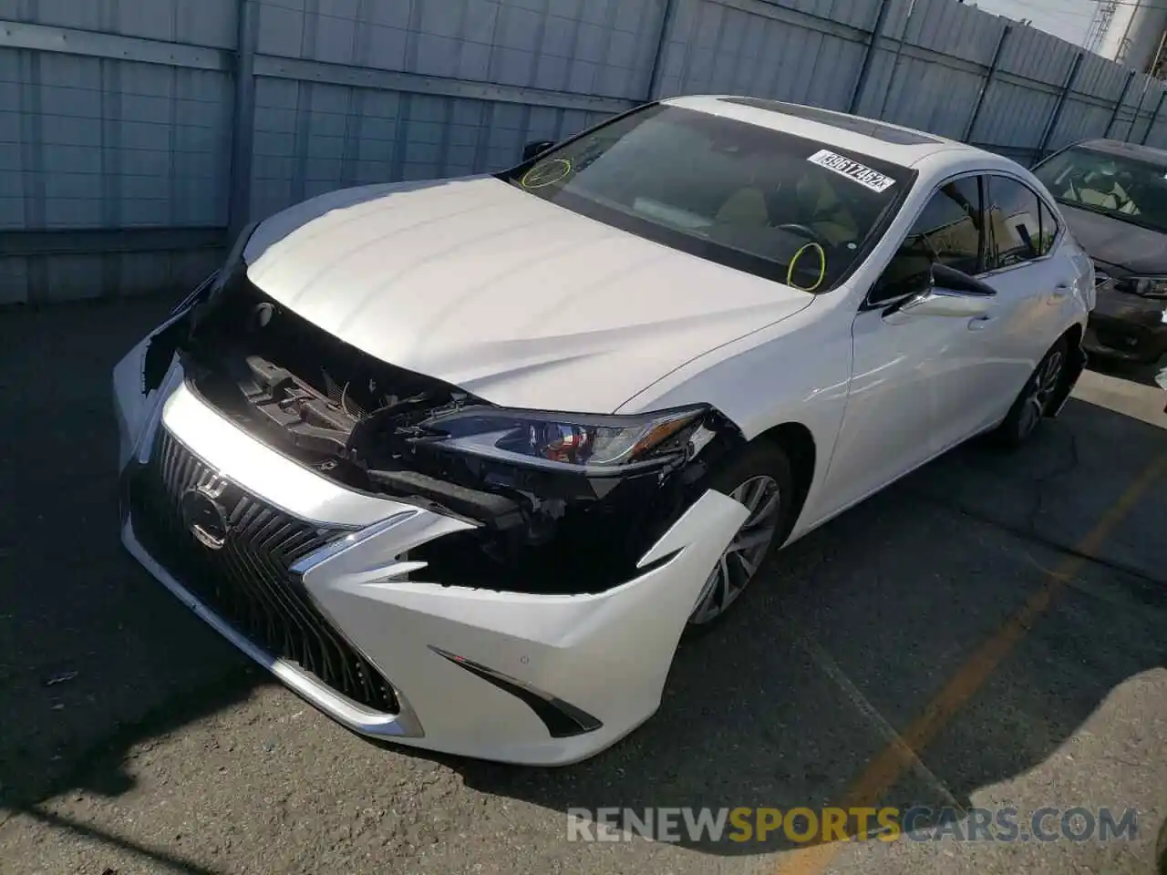 2 Photograph of a damaged car 58ADZ1B11LU056548 LEXUS ES350 2020