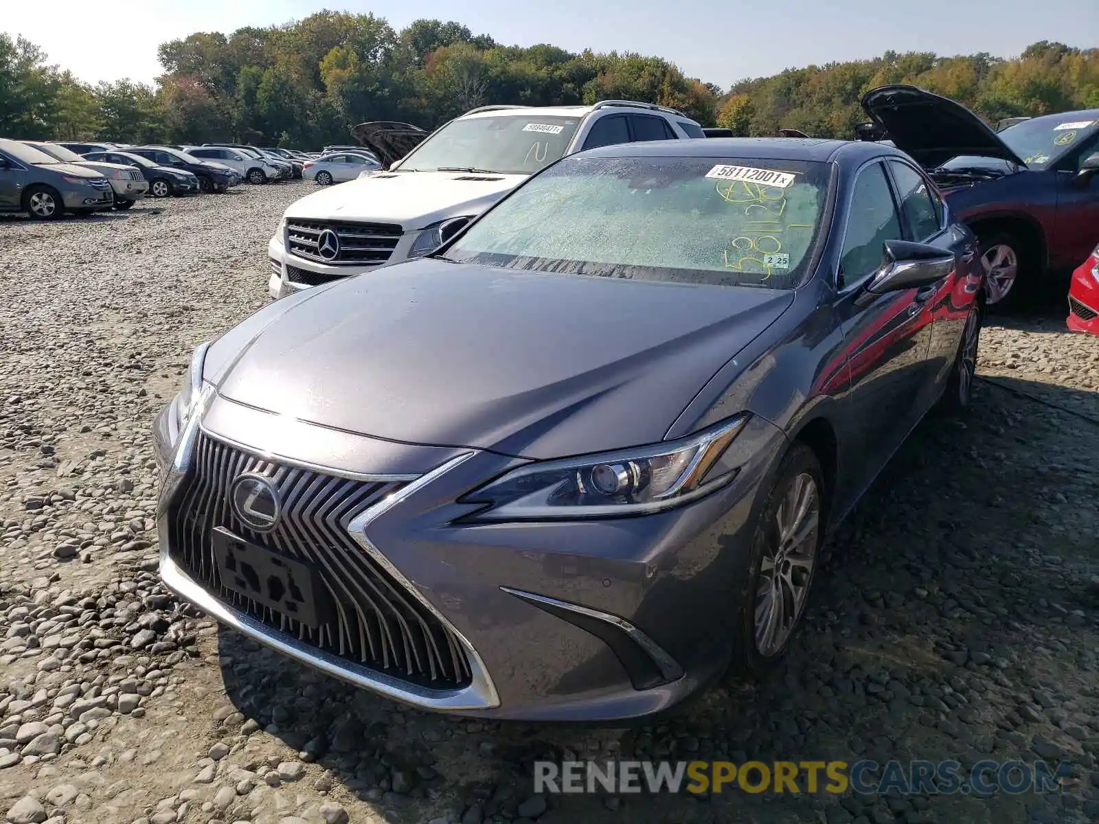 2 Photograph of a damaged car 58ADZ1B11LU064603 LEXUS ES350 2020