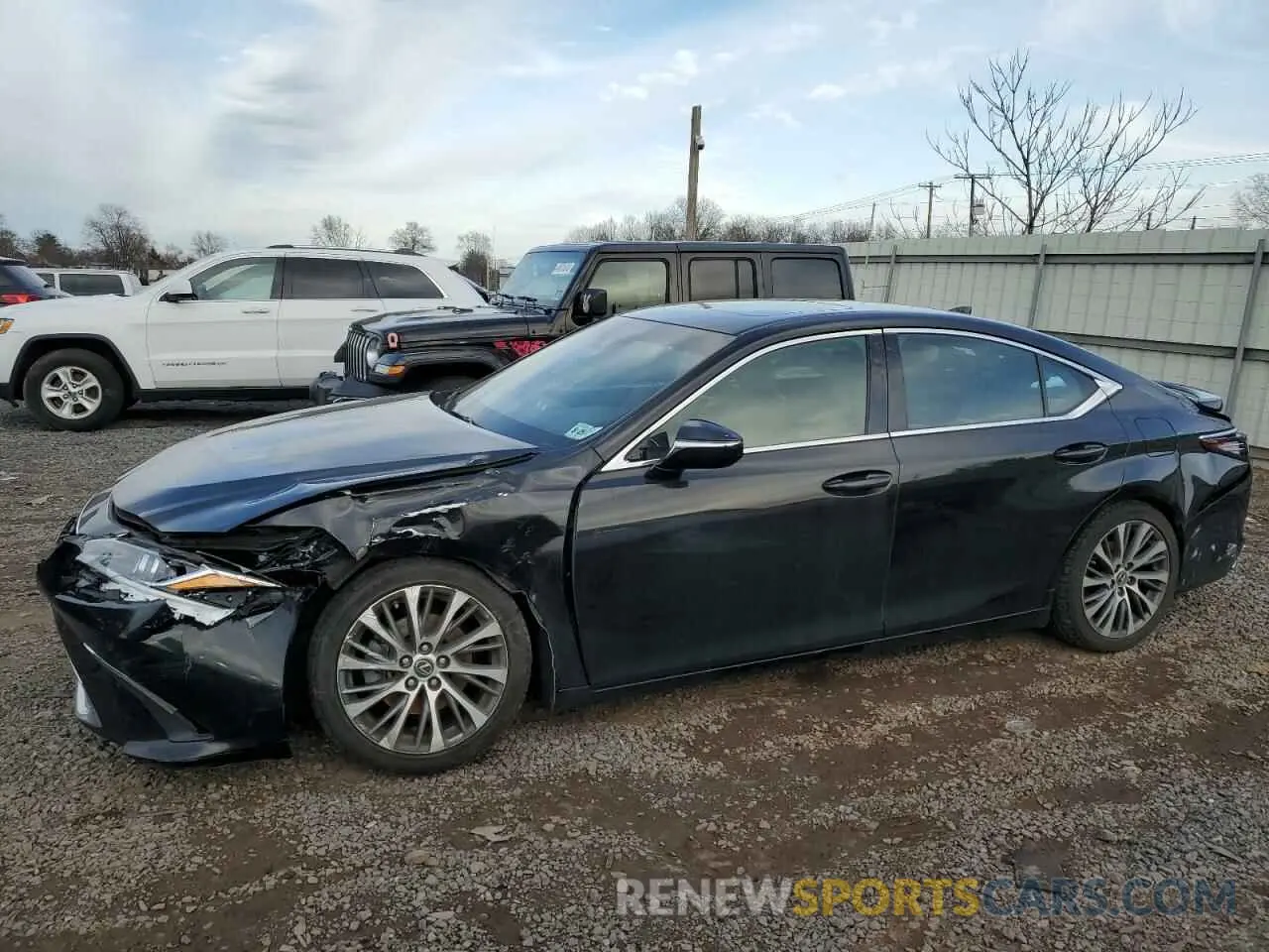 1 Photograph of a damaged car 58ADZ1B11LU076640 LEXUS ES350 2020