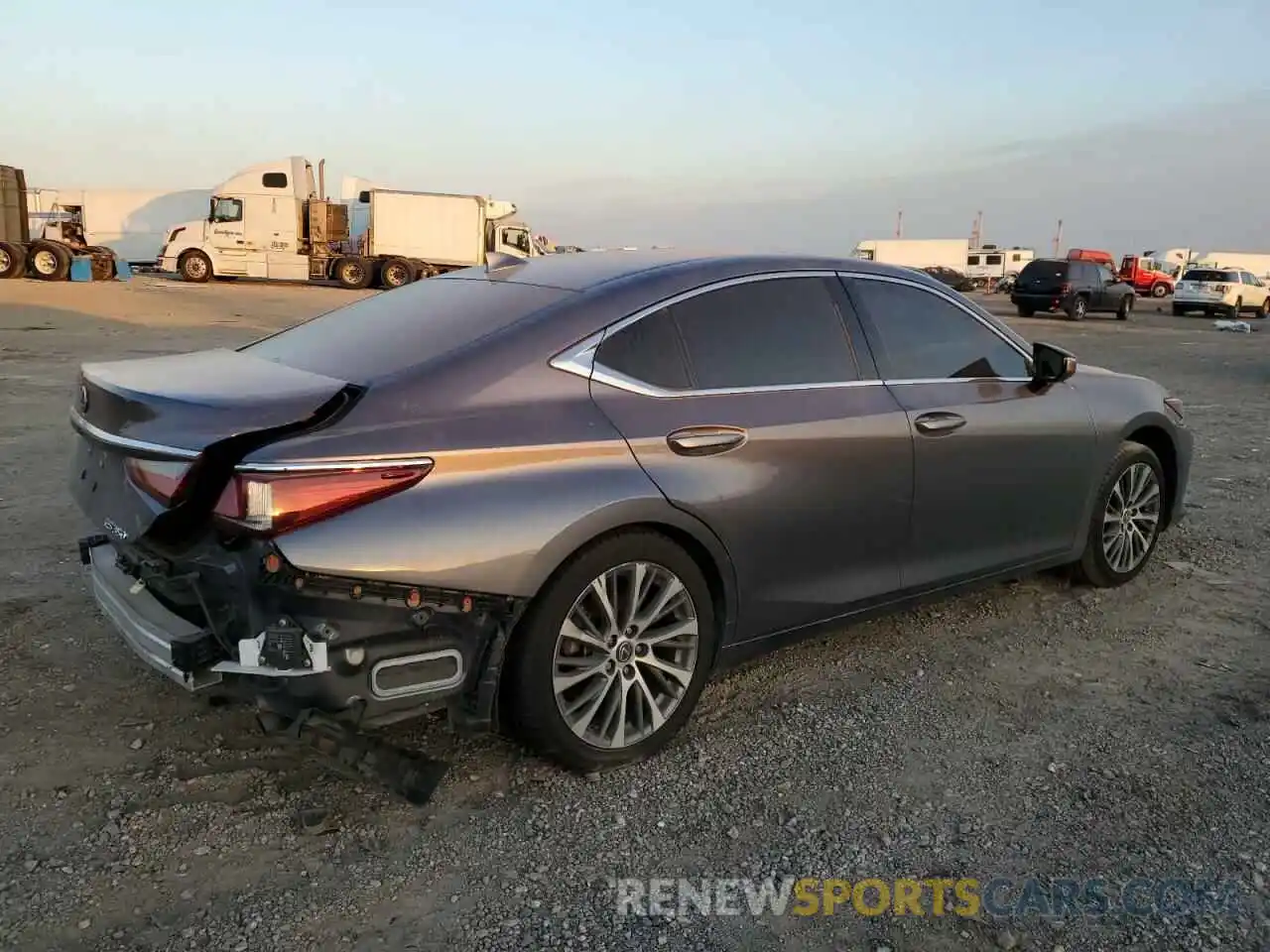 3 Photograph of a damaged car 58ADZ1B12LU074153 LEXUS ES350 2020