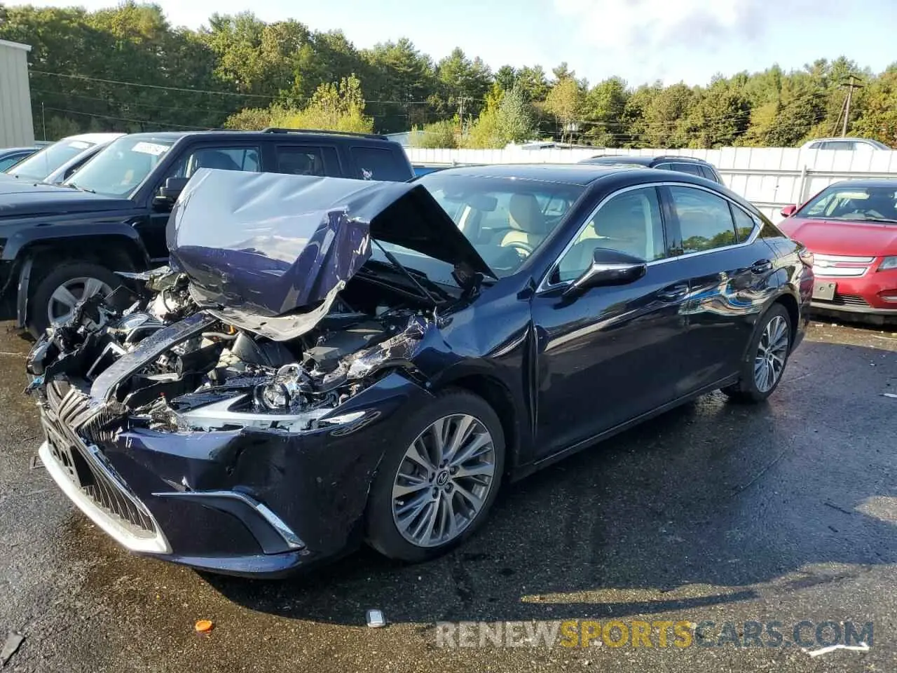 1 Photograph of a damaged car 58ADZ1B12LU079630 LEXUS ES350 2020