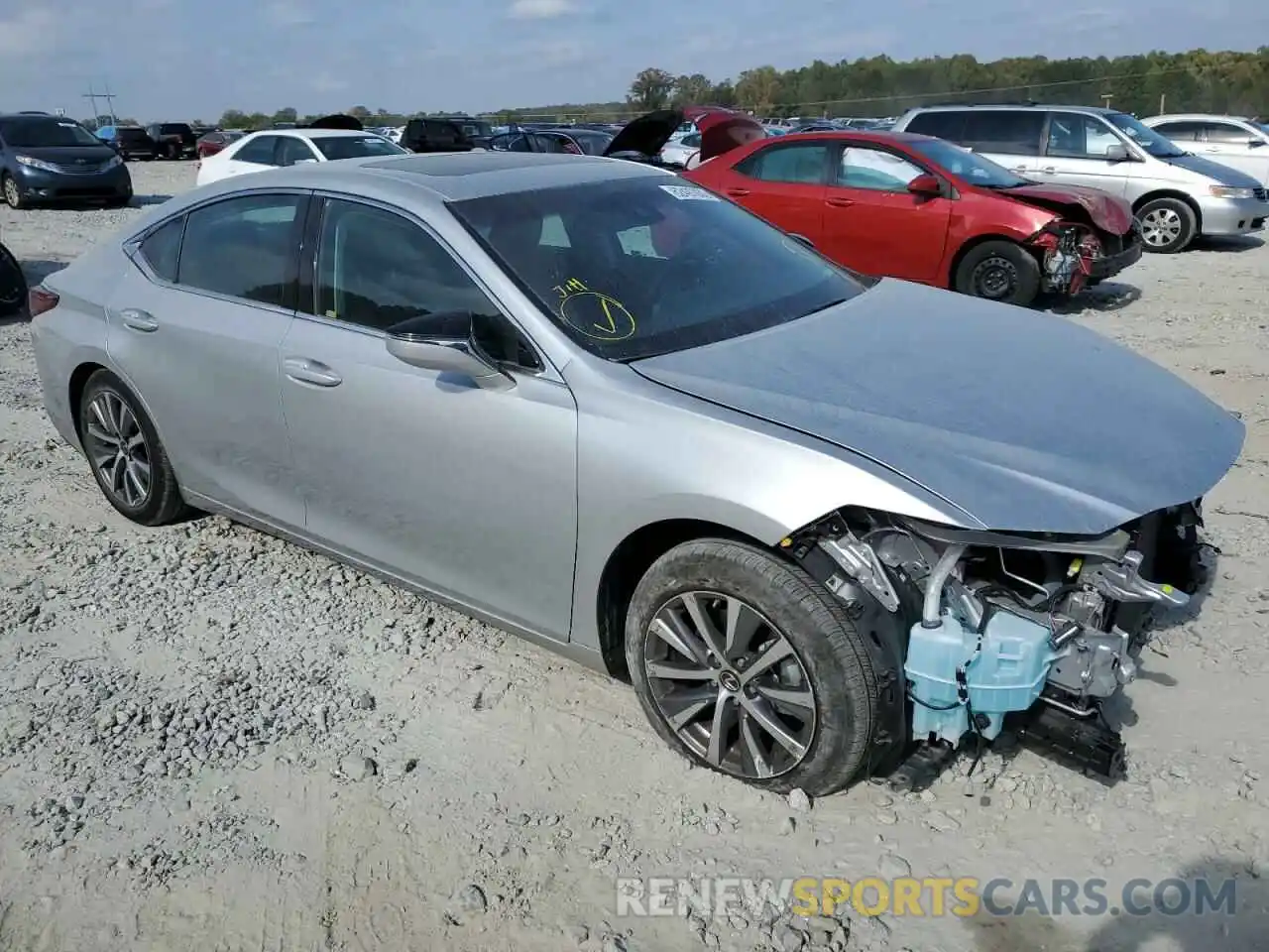 1 Photograph of a damaged car 58ADZ1B13LU060410 LEXUS ES350 2020